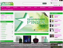 Tablet Screenshot of especialidadespinsa.com